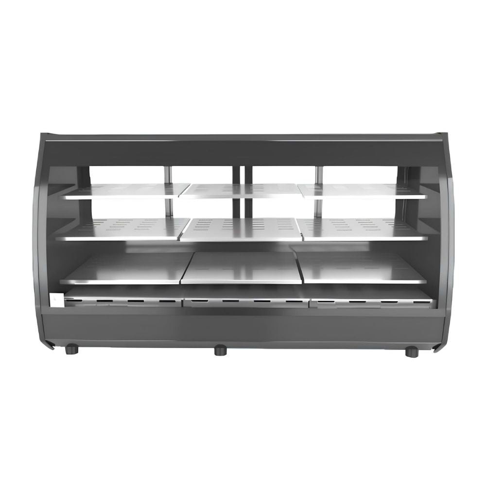 VITRINA CRIOTEC VCR-200M HC | Vitrina Carnicera | Acero Inoxidable | Panaderías Pastelerías Cafeterías | Vitrina Carnicera Refrigerada Exhibidor de Carnes Embutidos de Mostrador Acero Inoxidable Carnicería Charcutería Salchichonería Supermercado Cremería Autoservicio