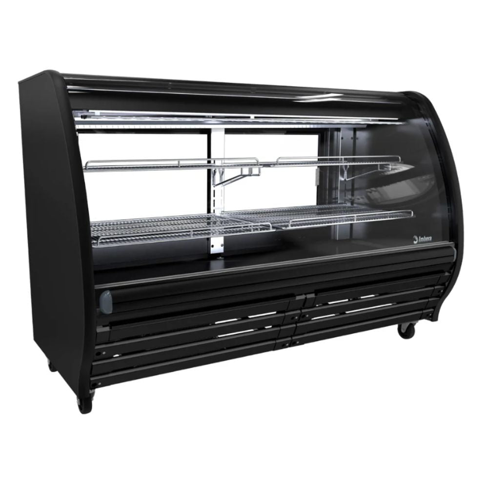 VITRINA IMBER 1028250 PHS18-F2 | Vitrina Cremera | 18 pies cúbicos |  Cremería Pastelería Supermercado Repostería Negocio Alimentos Pasteles Panes Exhibición Industrial Carnicería Cremería