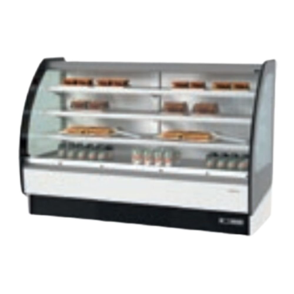 VITRINA INFRICO VBR18IR | Vitrina Exhibidora Pastelera 73" | 19.3 Pies Cubicos | Cristal Curvo | Puertas Traseras Corredizas | Pasteleria Cafeteria Panaderia Cafeteria Restaurante Bares Tiendas Convivencia Pastelerias Panaderia  Supermercado Establecimiento Servicios Alimentos Para Ensaladas Sandwiches Bebidas Postres Pasteles  Supermercado Establecimiento Servicios Alimentos Carniceria Cremeria Para Carne Lacteos