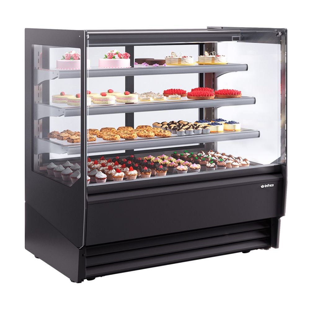 VITRINA INFRICO VBR9IPHT | Vitrina Expositora para Pastelería Caliente 38" | 9.6 Pies Cúbicos | Acero inoxidable | Iluminación LED | Cristal Recto | Super Mercado Tienda Departamental Alimentos Cafeteria Restaurante Bares Tiendas Convivencia Pastelerias Panaderia  Supermercado Establecimiento Servicios Alimentos Para Ensaladas Sandwiches Bebidas Postres Pasteles  Supermercado Establecimiento Servicios Alimentos Carniceria Cremeria Para Carne Lacteos