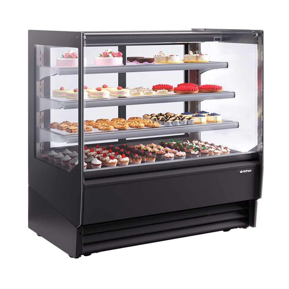 VITRINA INFRICO VBR9IPSS | Vitrina Expositora para Pastelería Caliente 38" | 9.6 Pies Cúbicos | Acero Espaltado | Iluminación LED | Cristal Recto | Super Mercado Tienda Departamental Alimentos | Super Mercado Tienda Departamental Alimentos Cafeteria Restaurante Bares Tiendas Convivencia Pastelerias Panaderia  Supermercado Establecimiento Servicios Alimentos Para Ensaladas Sandwiches Bebidas Postres Pasteles  Supermercado Establecimiento Servicios Alimentos Carniceria Cremeria Para Carne Lacteos