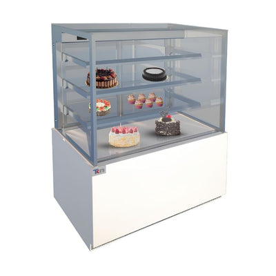 VITRINA SINERGIAS TEKNIKITCHEN TKN9R4 | Vitrina Expositora Recta de Pasteles | Frente 90 cm | Control Digital de Temperatura: 2 °C ~ 8 °C | Pastelerías Panaderías Negocio Cafetería Restaurante Bares Tiendas Convivencia Pastelerias Panaderia  Supermercado Establecimiento Servicios Alimentos Para Ensaladas Sándwiches Bebidas Postres Pasteles