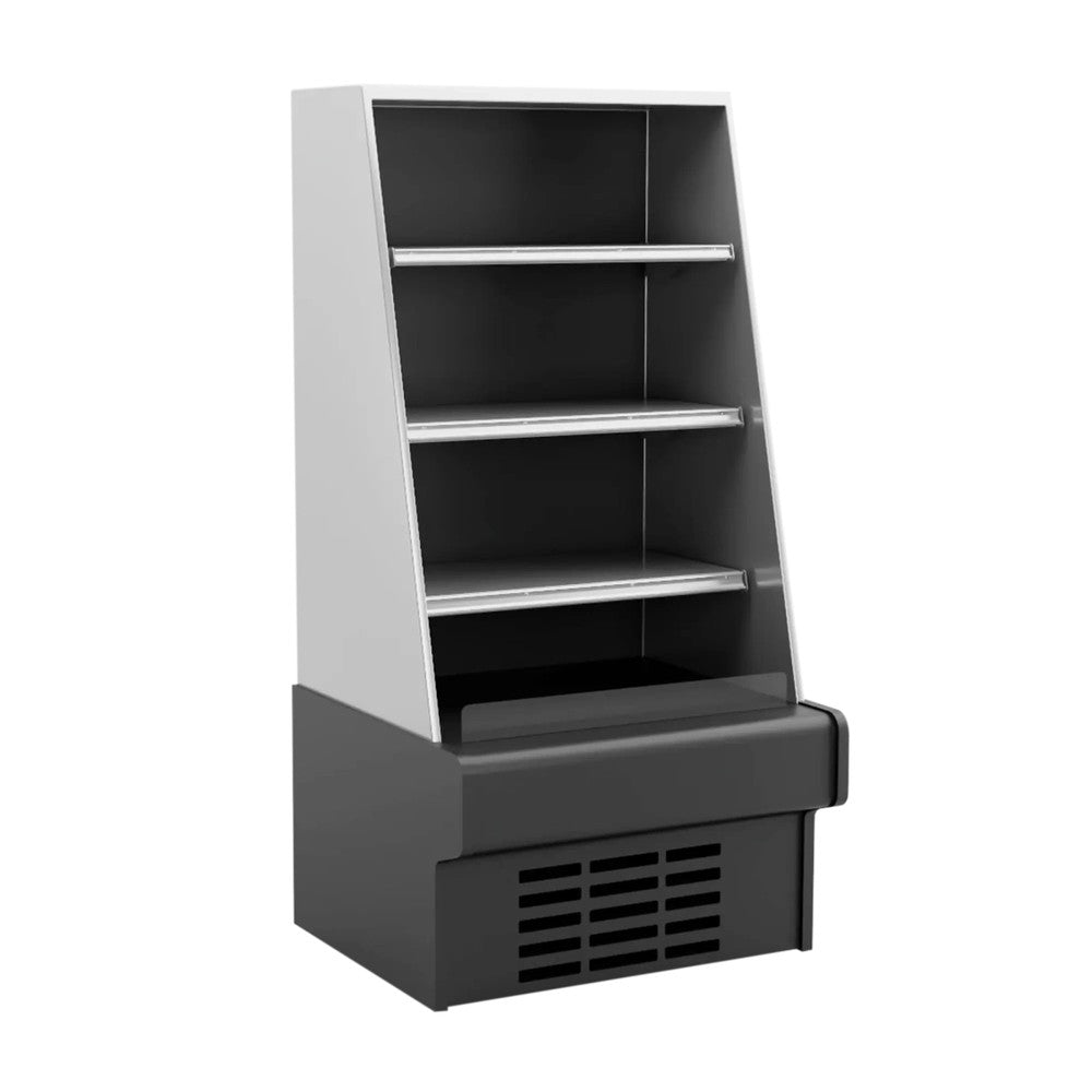 Vitrina Criotec CSV2, vitrina semivertical abierta de cortina de aire de 2 pies.