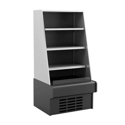 Vitrina Criotec CSV4, vitrina semivertical abierta de cortina de aire de 4 pies.