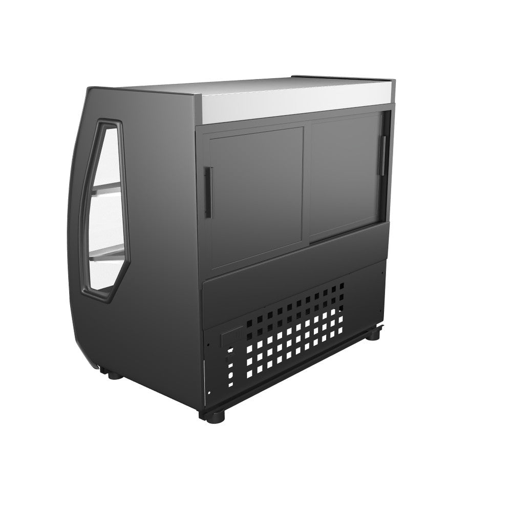 Vitrina Criotec VCC-120, vitrina curva refrigerada de mostrador de 120 cm.