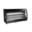 Vitrina Criotec VCC-200, vitrina curva refrigerada de mostrador de 200 cm, con charolas de acero inoxidable.