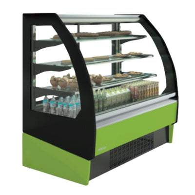 VITRINA INFRICO VBR09IDS | Vitrina Expositora 36" | 9.6 Pies Cubicos | Acero inoxidable | Super Mercado Tienda Departamental Alimentos Cafeteria Restaurante Bares Tiendas Convivencia Pastelerias Panaderia  Supermercado Establecimiento Servicios Alimentos Para Ensaladas Sandwiches Bebidas Postres Pasteles  Supermercado Establecimiento Servicios Alimentos Carniceria Cremeria Para Carne Lacteos