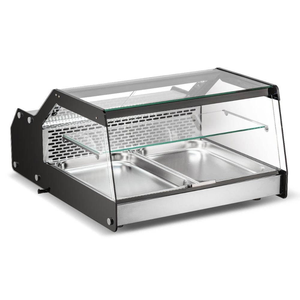 VITRINA MIGSA CW-128 | Vitrina Refrigerada Sobre Mostrador | Cristal Recto | Super Mercado | Vitrina Sobre Mostrador Exhibidor Refrigerada o Neutra Acero Inoxidable Cafetería Pastelería Restaurante Tienda de Conveniencia Cremería Negocio