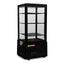 VITRINA REFRIGERADA RHINO VIVEPA-3 | Vitrina Refrigerada Vertical Panorámica | Capacidad 80 L | 4 Lados de Vidrio | Cafetería Pastelería Tienda
