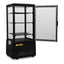 VITRINA REFRIGERADA RHINO VIVEPA-3 | Vitrina Refrigerada Vertical Panorámica | Capacidad 80 L | 4 Lados de Vidrio | Cafetería Pastelería Tienda