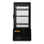 VITRINA REFRIGERADA RHINO VIVEPA-3 | Vitrina Refrigerada Vertical Panorámica | Capacidad 80 L | 4 Lados de Vidrio | Cafetería Pastelería Tienda