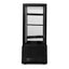VITRINA REFRIGERADA RHINO VIVEPA-3 | Vitrina Refrigerada Vertical Panorámica | Capacidad 80 L | 4 Lados de Vidrio | Cafetería Pastelería Tienda