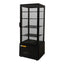 VITRINA REFRIGERADA RHINO VIVEPA-4 | Vitrina Refrigerada Vertical Panorámica | Capacidad 100 L | 4 Lados de Vidrio | Cafetería Pastelería Tienda