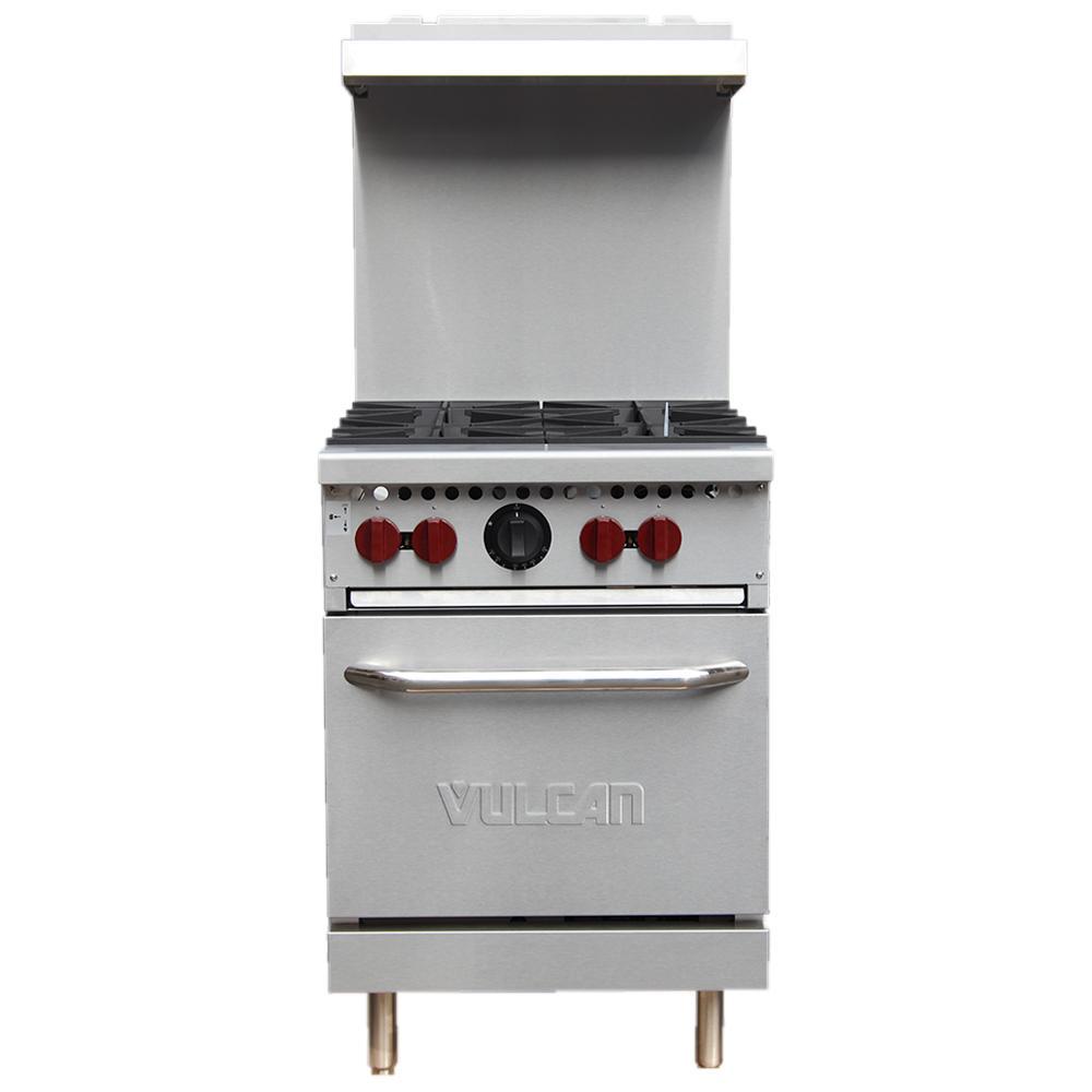 Vulcan by Hobart SX24-4BP Estufa 4 Quemadores con Horno Gas - Estufa - Vulcan - KitchenMax Store