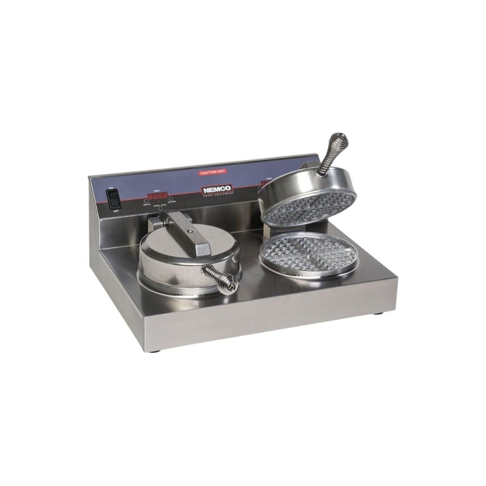 WAFFLERA NEMCO 7000A-2 | Wafflera Dual | Tablero Digital | Restaurante Cafeteria Hotel Gofres  Waffles Negocio Hotel Restaurante Cafetería Comida Snacks Desayunos Comida Rápida Desayunador Bistro Postre Pan Desayuno Pan Dulce Kiosco Plaza Comercial Buffet Nevería Heladería Paletería Local Comercial Pastelería Especializada Panadería Reposteros Independientes