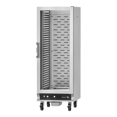 CARRO CALIENTE ASBER AEHC-36 | Carro Caliente Fermentador | 36 Charolas | Aluminio | 115V | Restaurante Panaderia Cocina Industrial | Carro Calentón Caliente Mantenedor de Alimentos Calientes con Ruedas Acero Inoxidable Restaurante Banquetes Catering Comedor Industrial Hotel Eventos