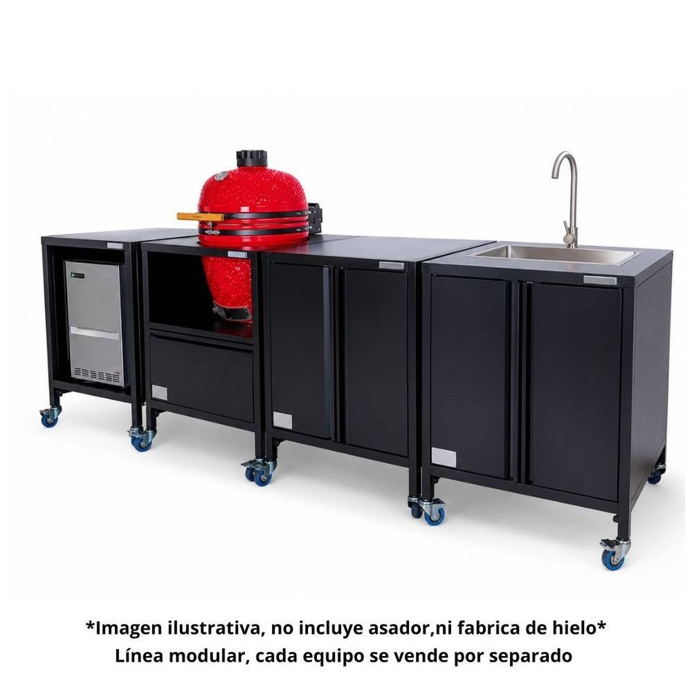 MESA PARA KAMADO TORREY MKP-76 CQHKC026044 | Mesa para Asador Kamado con Puertas | Restaurante Terraza Parrilla