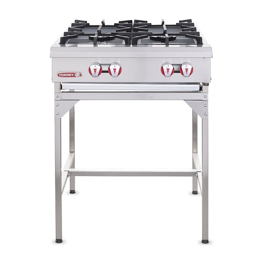 PARRILLA TORREY PAJ-4QG CQPAJ004039 | Parrilla a Gas 4 Quemadores | Restaurante Cocina Industrial Taquería