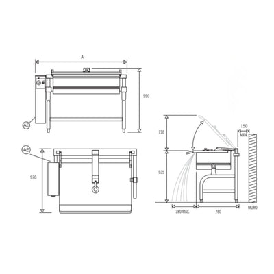 SARTÉN MADIPSA S60E | Sartén Eléctrico | Capacidad 60 Litros | Cocina Industrial