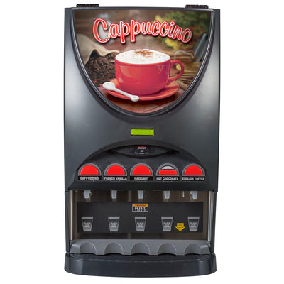 Bunn iMIX-5, 120V TH SS W/HW BLK Dispensador Bebidas Calientes para Tienda de Convivencia Restaurantes Bares Dispensador Distribuidor Repartidor Bebidas Bar Local Negocio Tienda de Convivencia. KitchenMax.Store. Envíos seguros a todo México. Cotiza hoy mismo.