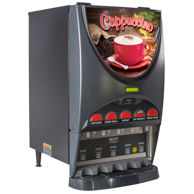 Bunn iMIX-5, 120V TH SS W/HW BLK Dispensador Bebidas Calientes para Tienda de Convivencia Restaurantes Bares Dispensador Distribuidor Repartidor Bebidas Bar Local Negocio Tienda de Convivencia.  KitchenMax.Store. Envíos seguros a todo México. Cotiza hoy mismo.