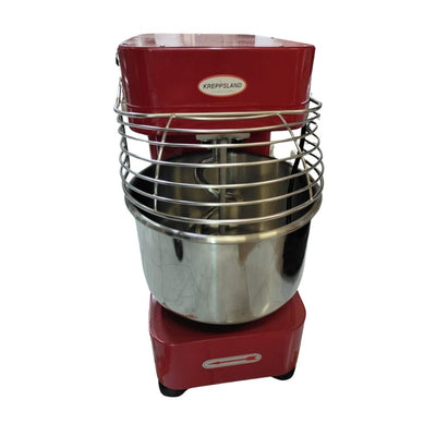 AMASADORA KREPPSLAND METH10 | Amasadora Profesional 10 Lts | Tazón de Acero Inoxidable | Panadería Pastelería Pizzería  | Panadería Restaurante Postres Pasteles Masa Pastelería Repostería Amasadora Hotel Comedor Pan Uso Rudo Comida Alimento Pizzería Acero Inoxidable Tazón Reja Protectora Preparación Mezcladora Panificador Revolvedora Industrial Transmisión de bandas Protector Tazón Regilla Cromada Harina