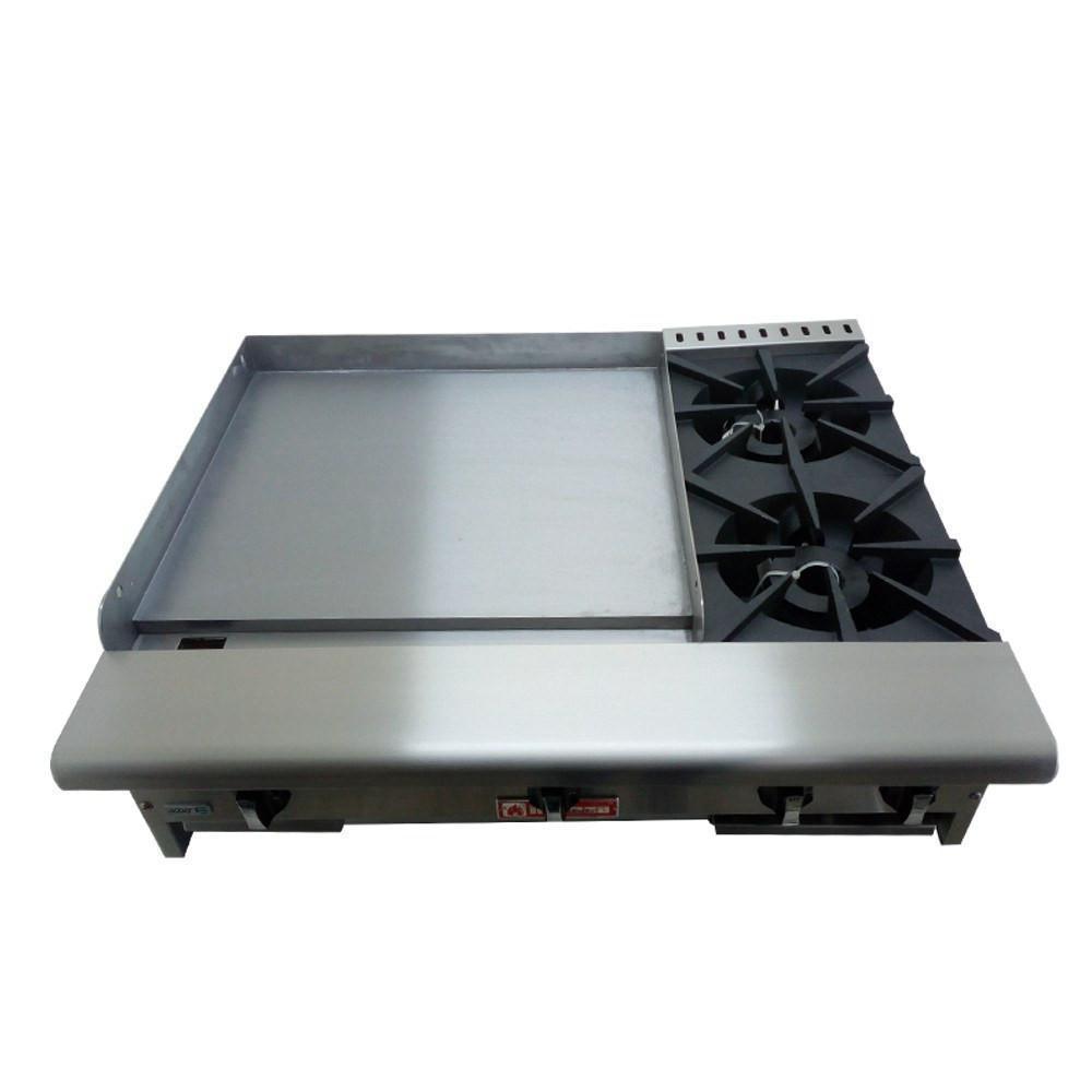 ¡Aquí encontrarás la estufa maestra ideal para tu negocio! Asber Aem-G24-B2-36-H Estufa Maestra Gas Parrilla 2 Quemadores Abierto Plancha 2 Quemadores, ideal para restaurante, cocina, negocio de alimentos y más.  Envíos seguros a todo México. Cotiza hoy mismo.
