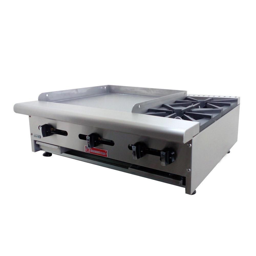 ¡Aquí encontrarás la estufa maestra ideal para tu negocio! Asber Aem-G24-B2-36-H Estufa Maestra Gas Parrilla 2 Quemadores Abierto Plancha 2 Quemadores, ideal para restaurante, cocina, negocio de alimentos y más.  Envíos seguros a todo México. Cotiza hoy mismo.