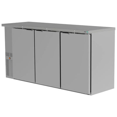 Asber ABBC-24-72 HC / S-HC Refrigerador Contra Barra Frente 182.9 cm 3 Puertas Solidas - Contrabarras - Asber - KitchenMax Store