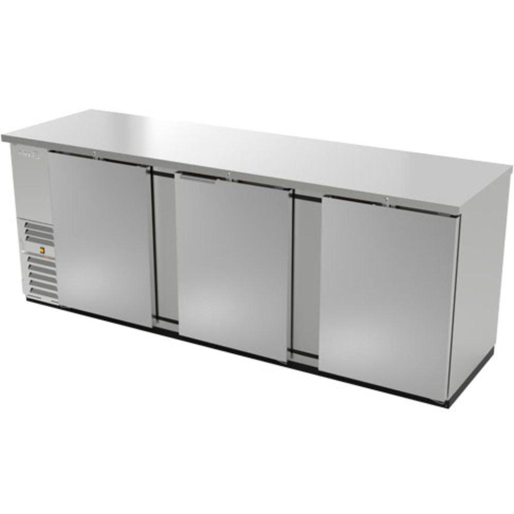 REFRIGERADOR ASBER ABBC-94G HC/SG-HC | Refrigerador Contra Barra | 3 Puertas | Parillas | Iluminación | Cerradura | Bar Restaurante Cervecería Bar Restaurante Cerveceria Bar Restaurante Cervecería Cocina Habitación Departamento Bebidas Cerveza 