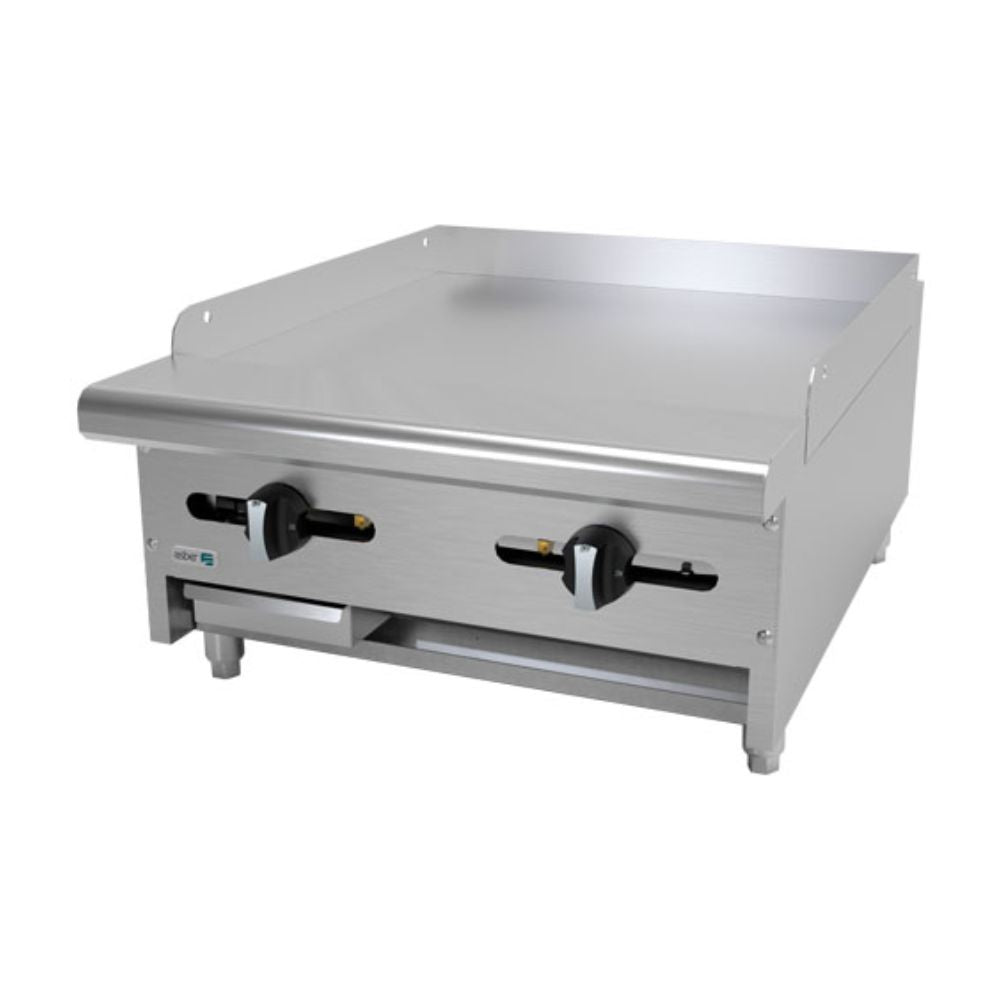 Asber Aemg-24-H Plancha Gas Frente 61 cm 2 Controles Acero Inoxidable - Planchas - ASBER - KitchenMax Store