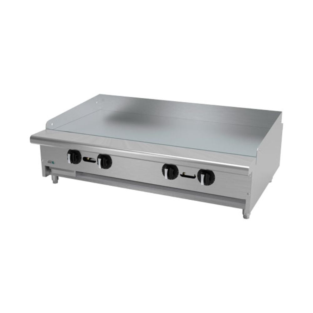 Asber Aetg-48-H Plancha Termostatica 5 Quemadores Acero Inoxidable - Planchas - ASBER - KitchenMax Store