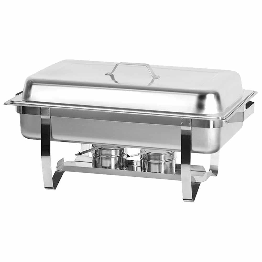 Plato de frotamiento a gas ideal para mantener comida caliente fabricado en  acero inoxidable Chafer XL GrillSymbols