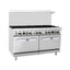 Atosa Ato-10B Estufa Gas 10 Quemadores 2 Hornos Acero Inoxidable - Estufas - Atosa - KitchenMax Store