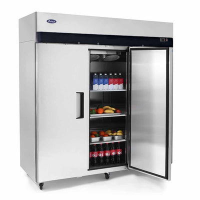 Atosa MBF8006GR Refrigerador Vertical 3 Puertas Solidas 9 Parrillas Acero Inoxidable - Refrigeradores - Atosa - KitchenMax Store