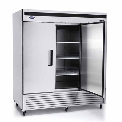 Atosa MBF8508GR Refrigerador Vertical 3 Puertas Solidas 9 Parrillas Acero Inoxidable - Refrigeradores - Atosa - KitchenMax Store