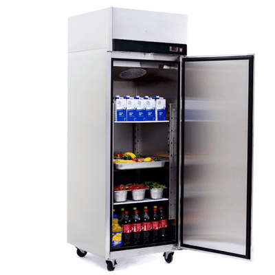 Atosa MBF8004GR Refrigerador Vertical 1 Puerta Solida Acero Inoxidable - Refrigeradores - Atosa - KitchenMax Store
