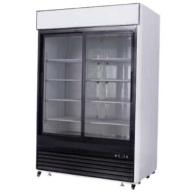 Atosa MCF8709 Refrigerador Vertical 2 Puertas Cristal 8 Parrillas -  - Atosa - KitchenMax Store