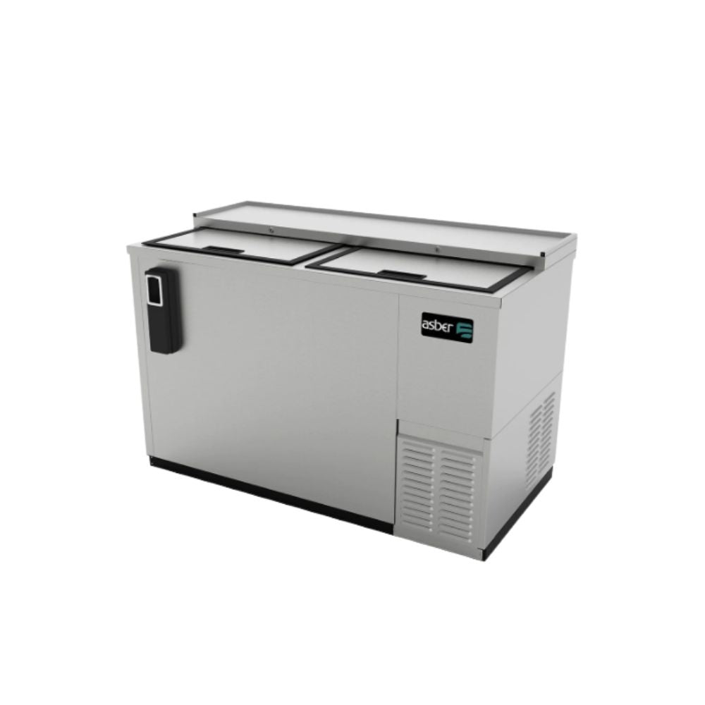 BOTELLERO ASBER ADBC-50 HC/ S-HC | Horizontal | 2 Puertas Deslizables | Vinil y Acero | Controles Electrónicos | Bar Barra Vinatería | Cerveza Restaurante Hotel Cafetería Bistró Fonda Pub Cantina Bebidas Frescas Botellas Latas