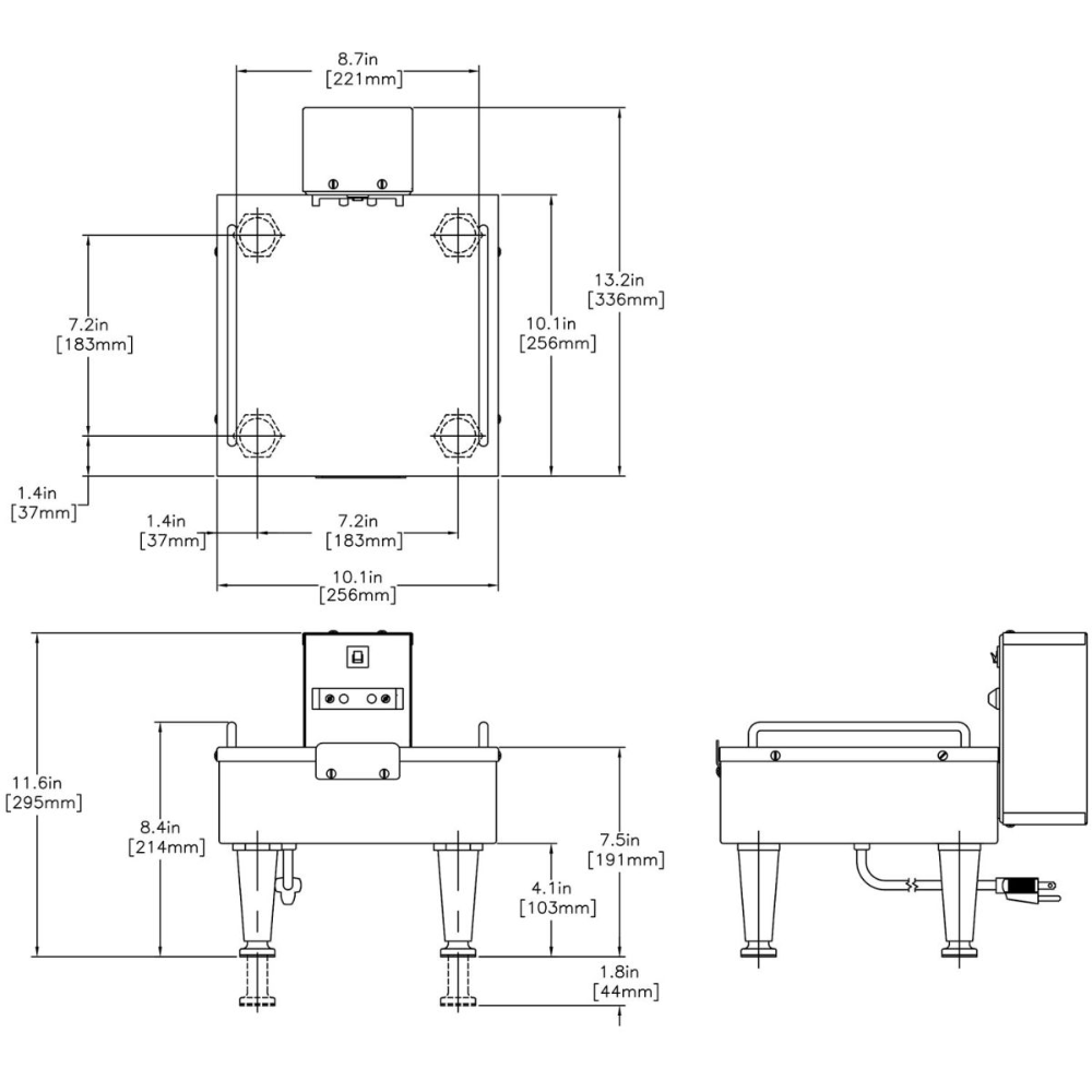 Bunn 1SH STAND, 120V Pedestal para Servidores de Cafe Comedor Cocina Industrial Cafeteria Cafe Americano Cafetera Hotel Buffet Escuela Restaurante Envíos seguros a todo México. Cotiza hoy mismo.  KitchenMax.Store