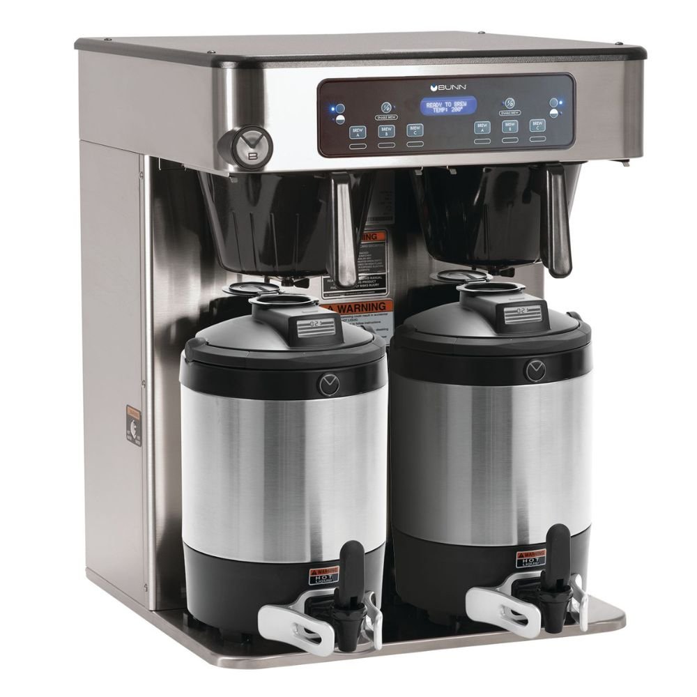 Bunn ICB TWIN, 120/240V SST Cafetera ICB Infusion Series Twin para Cafe Cervecero Cafeterías Restaurantes Establecimiento Cocina Comedor Negocio Bebidas Bar.  KitchenMax.Store. Envíos seguros a todo México. Cotiza hoy mismo.