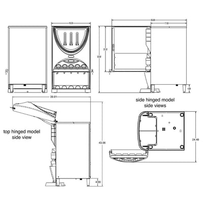 Bunn iMIX-5, 120V TH SS BLK Dispensador Bebidas Calientes para Cafeteria Negocio Cafeterías Restaurantes Establecimiento Cocina Comedor Negocio Bebidas Bar Tiendas de Convivencia. KitchenMax.Store. Envíos seguros a todo México. Cotiza hoy mismo.