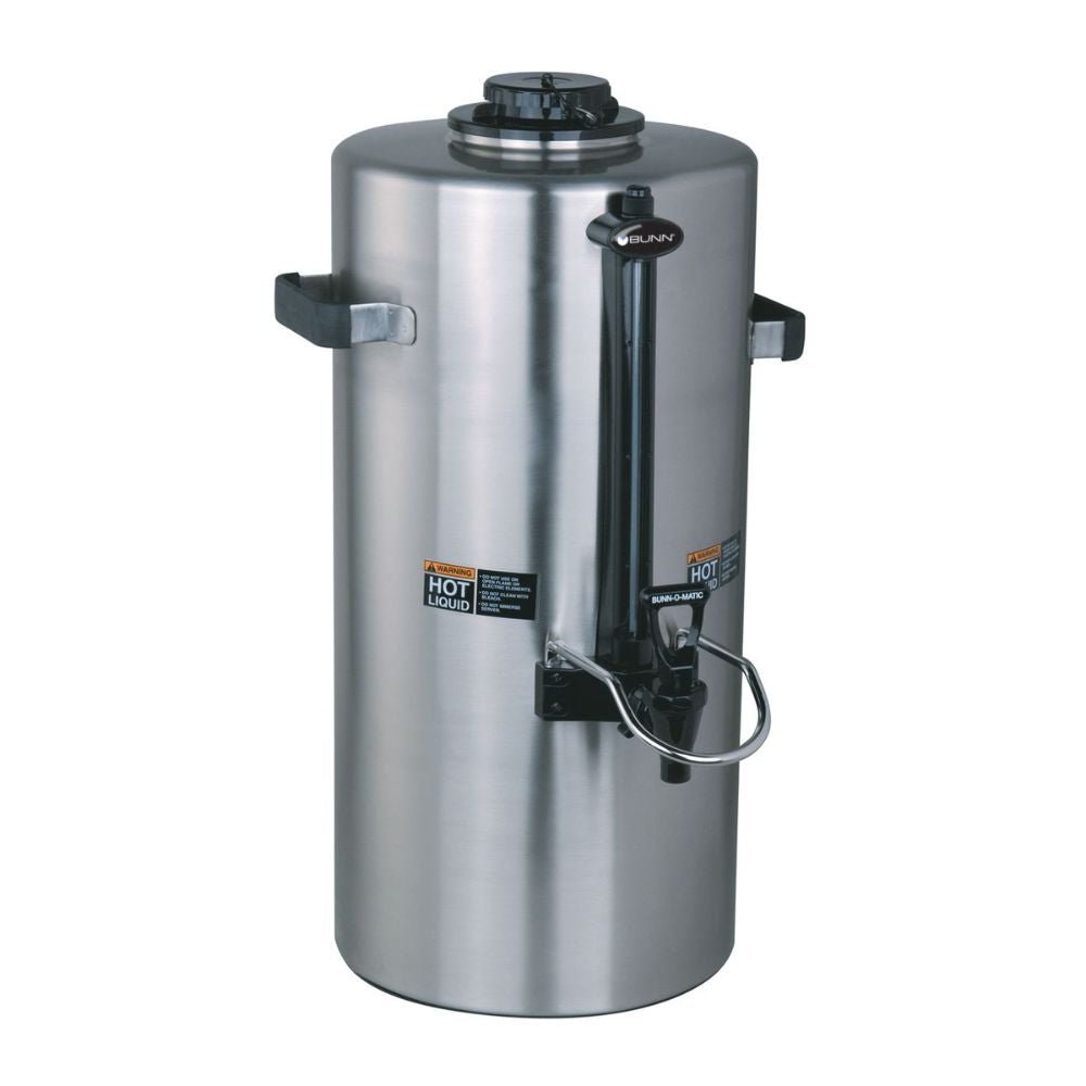 CAFETERA BUNN TITAN TF SERVER 39400.0001 | Cafetera Percoladora | 11.4 Litros | Aislamiento de Espuma Ecológico | Acero Inoxidable | Dispensar Directamente Tazas Grandes Decantadores y Jarras Térmicas | Empresa Sala de Espera Vestíbulo Restaurante Hospital Cafetería