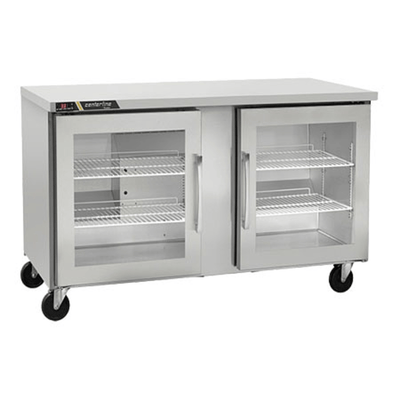 Centerline CLUC-48R-GD-RR 48” Refrigerador Bajo Barra Puertas Cristal Abertura Derecha 122.6 cm frente -  - Centerline - KitchenMax Store