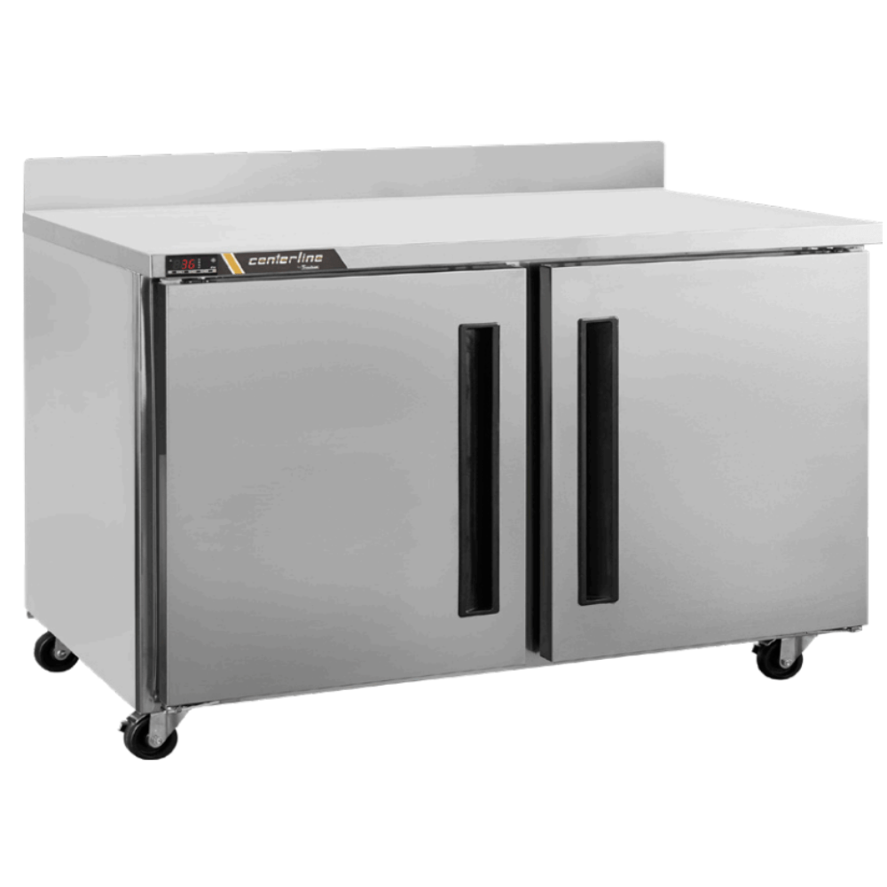 Centerline CLUC-48R-SD-WTRR Refrigerador Baja Barra Puertas Solidas Mesa de Trabajo Abertura Derecha -  - Centerline - KitchenMax Store