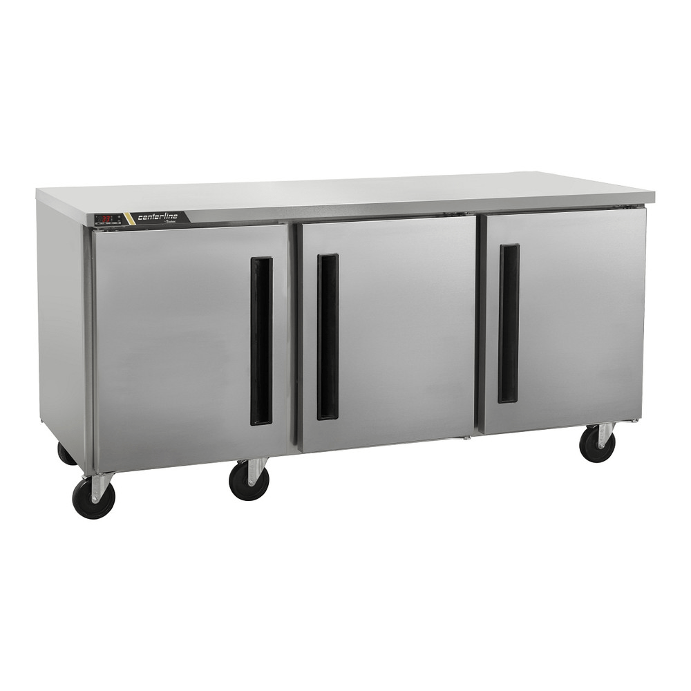 Centerline CLUC-72R-SD-RRR 72" Refrigerador Bajo Barra 3 Puertas Solidas Abertura Derecha -  - Centerline - KitchenMax Store