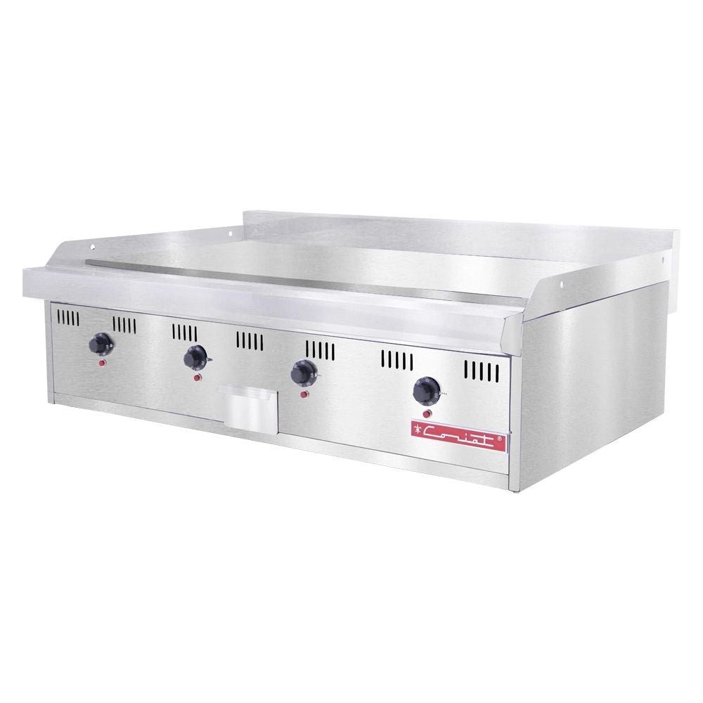 Coriat CV-4-E Master Premium Plancha Electrica Frente 117 cm Comida Callejera Negocio Alimentos  Carne Pollo Tacos Hamburguesas Hot Dog Tacos Barbacoa Tacos Dorados Tortas Panini Restaurante Comedor Cocina Industriales Negocio Fonda Taqueria Cenaduria 