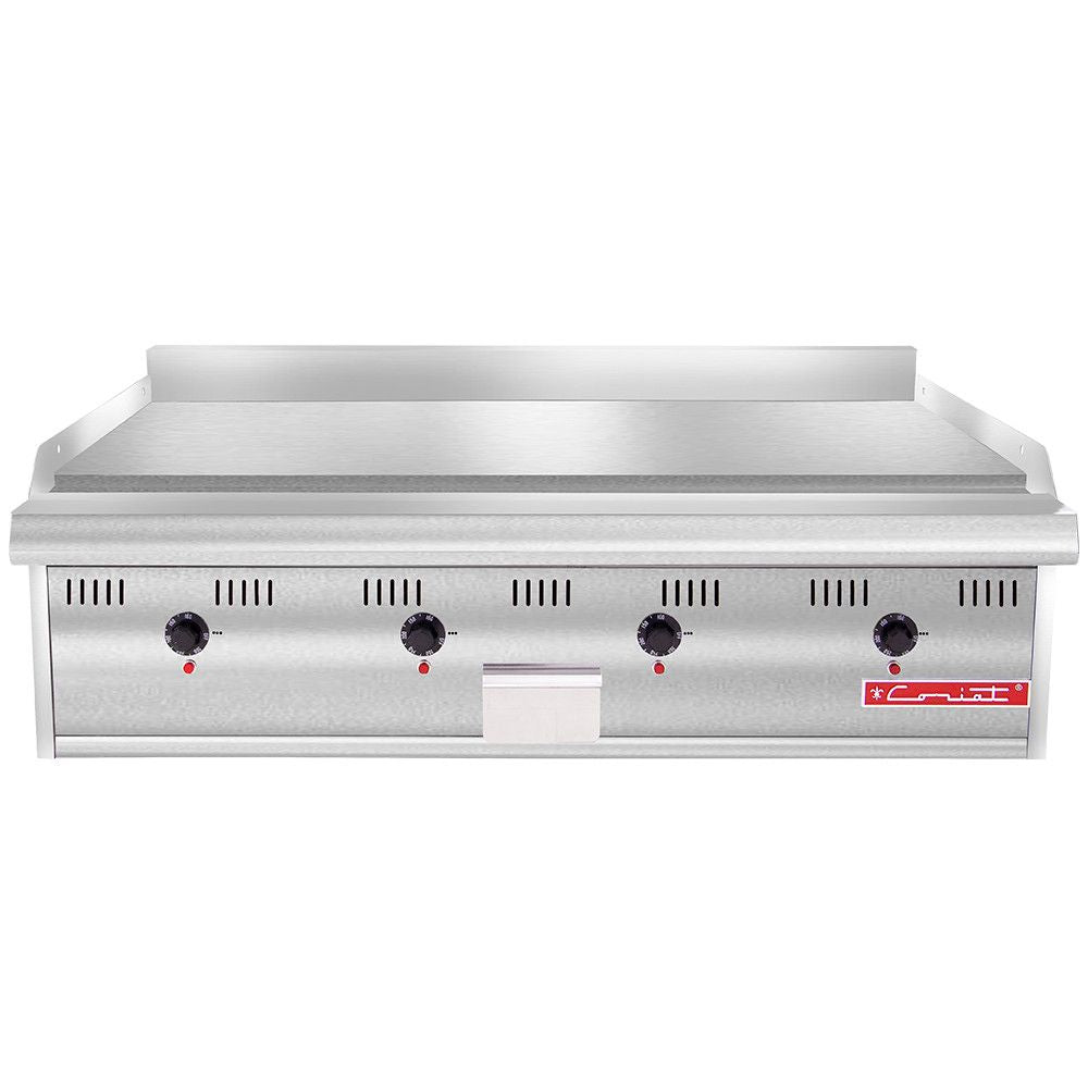 Coriat CV-4-E Master Premium Plancha Electrica Frente 117 cm Comida Callejera Negocio Alimentos  Carne Pollo Tacos Hamburguesas Hot Dog Tacos Barbacoa Tacos Dorados Tortas Panini Restaurante Comedor Cocina Industriales Negocio Fonda Taqueria Cenaduria 