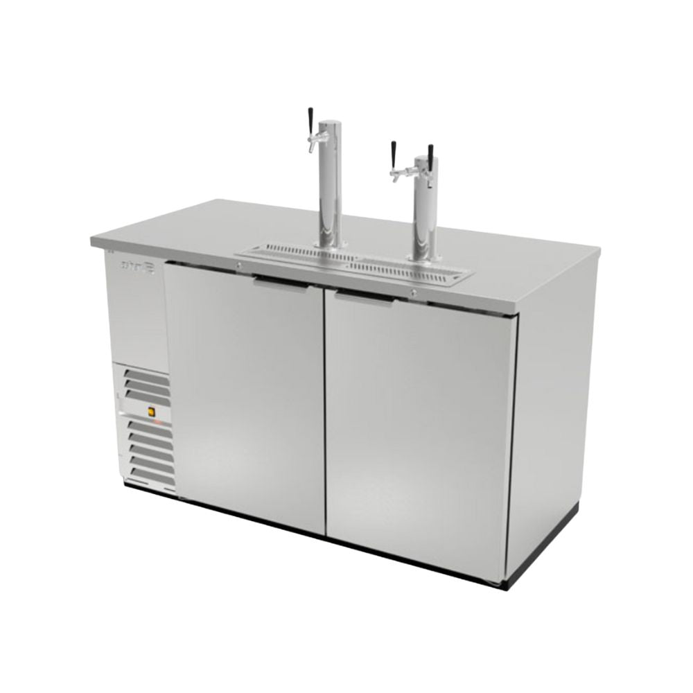 DISPENSADOR ASBER ADDC-68 HC/ S HC | Dispensador Refrigerado de Cerveza | 3 Barriles | 2 Puertas | 3 Grifos | Acero | Bares Restaurantes Pubs | Eventos Corporativos Estadio Eventos Deportivos Bodas Antro Celebraciones 