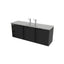 DISPENSADOR ASBER ADDC-94 HC | Dispensador Refrigerado de Cerveza | 3 Puertas | 5 Barriles | 4 Grifos | Eléctrico | Acero Inoxidable | Bares Restaurantes Celebraciones | Dispensador de Cerveza Despachador Cervecero Torre de Cerveza Chopera Acero Inoxidable Bar Cantina Restaurante Cervecería Antro Negocio